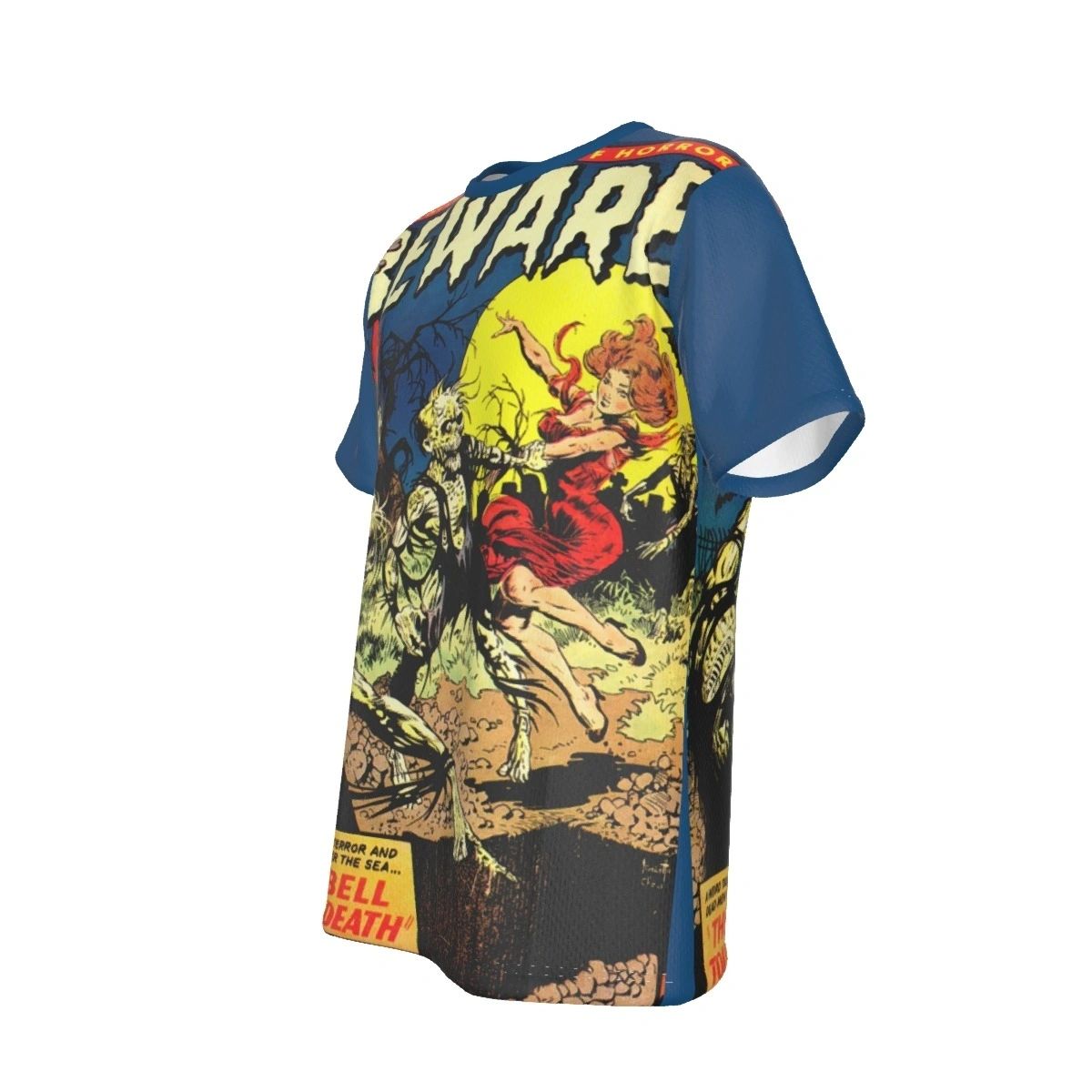 BEWARE 10 ALL OVER PRINT SHIRT AND TANK -FRANK FRAZETTA ART