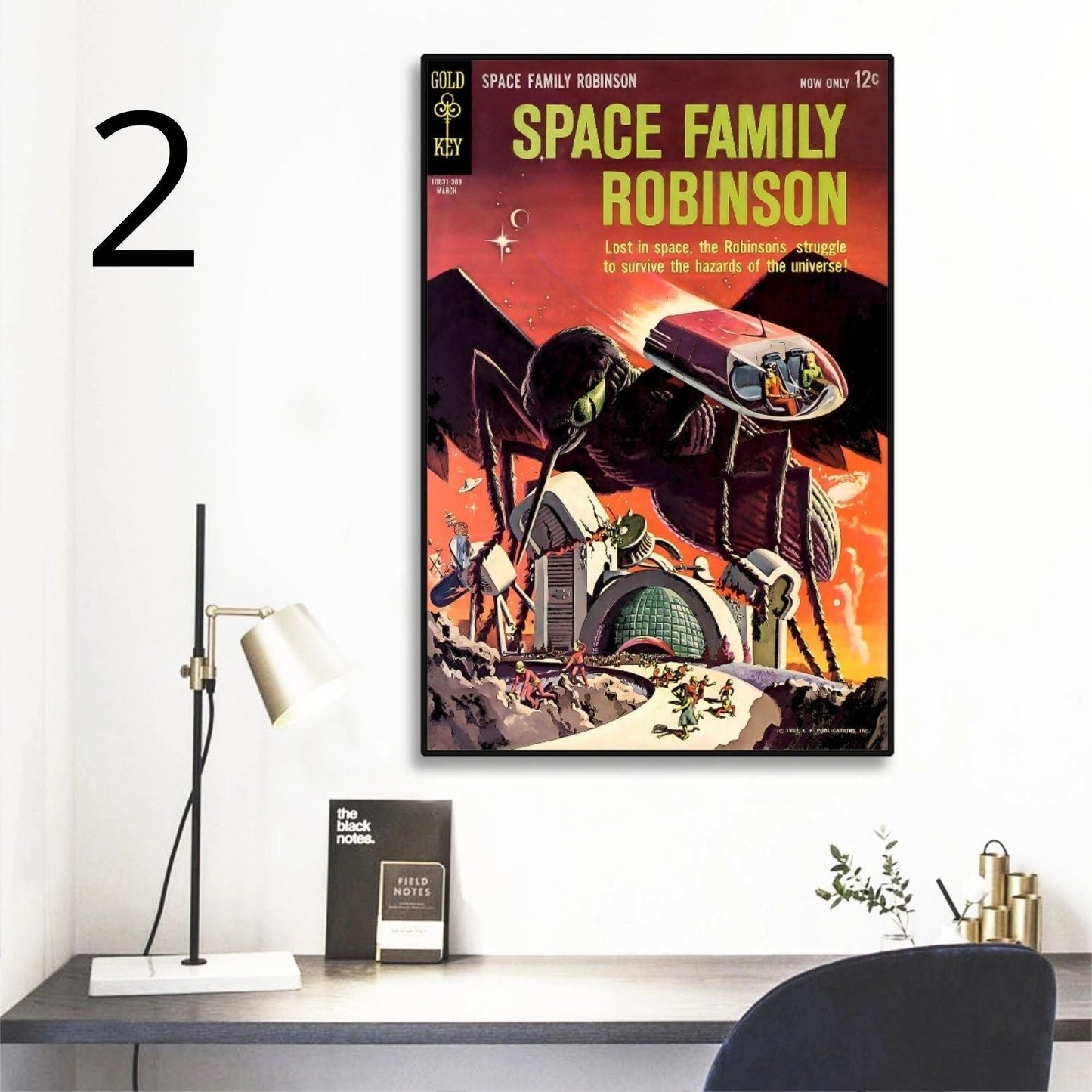SPACE FAMILY ROBINSON FRAMED POSTERS 1-10