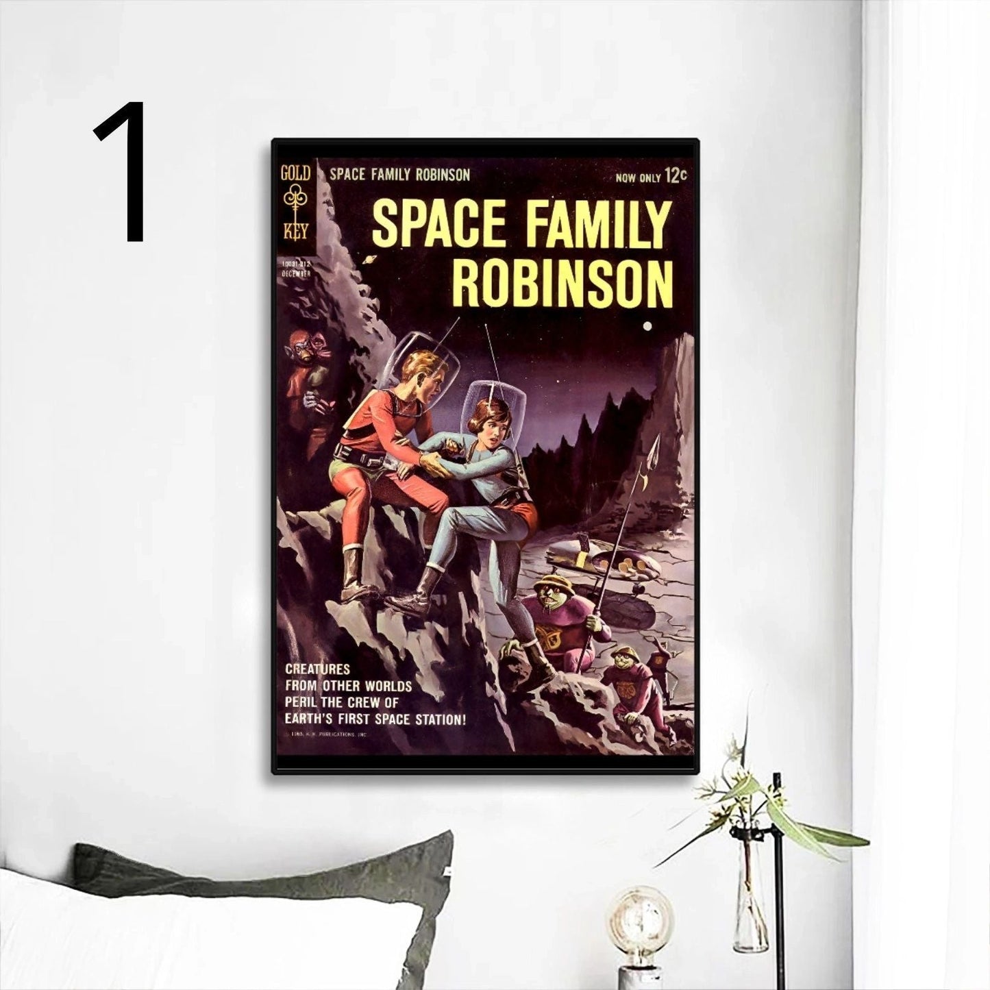 SPACE FAMILY ROBINSON FRAMED POSTERS 1-10