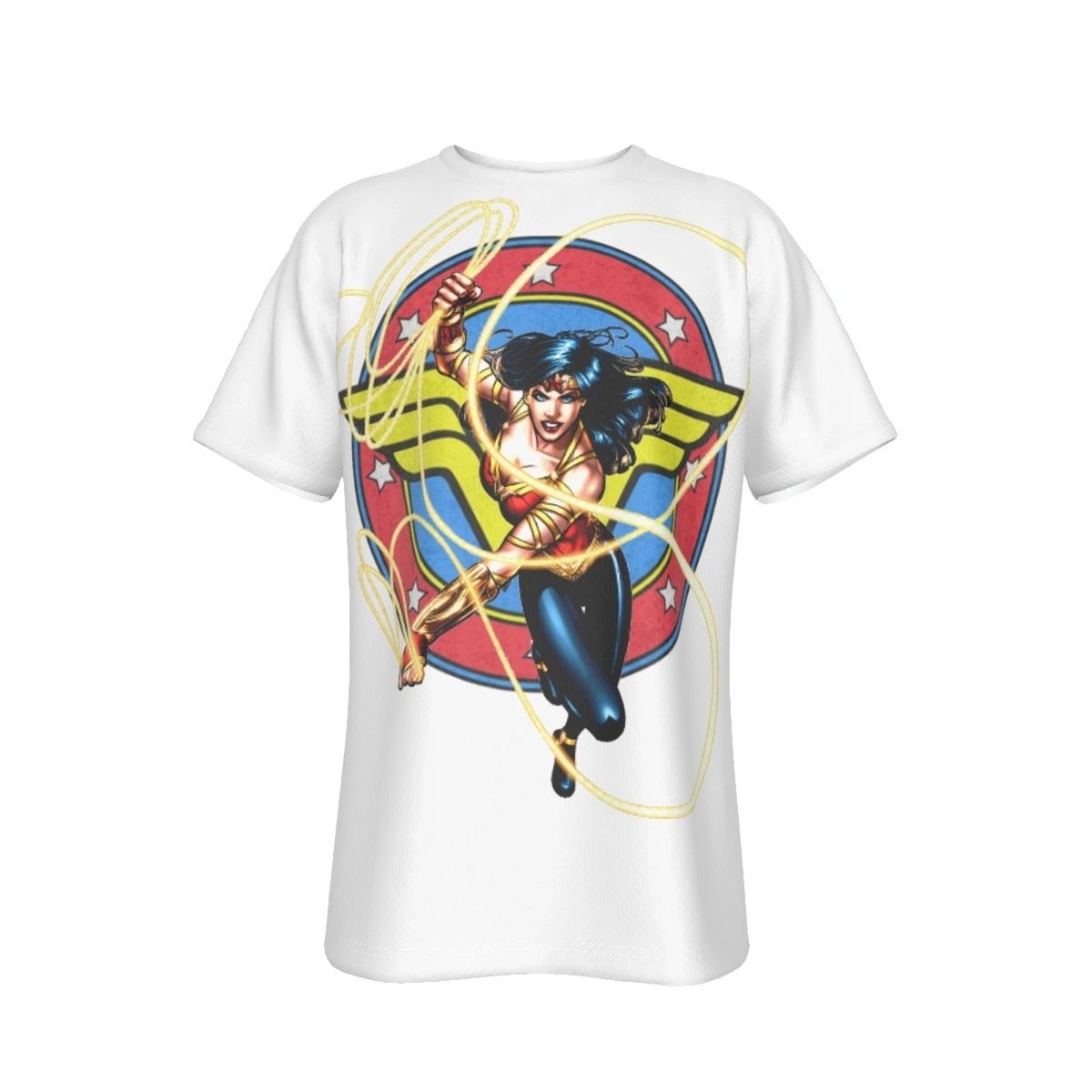 WONDER WOMAN ODYSSEY LASSO ALL OVER PRINT SHIRT AND TANK