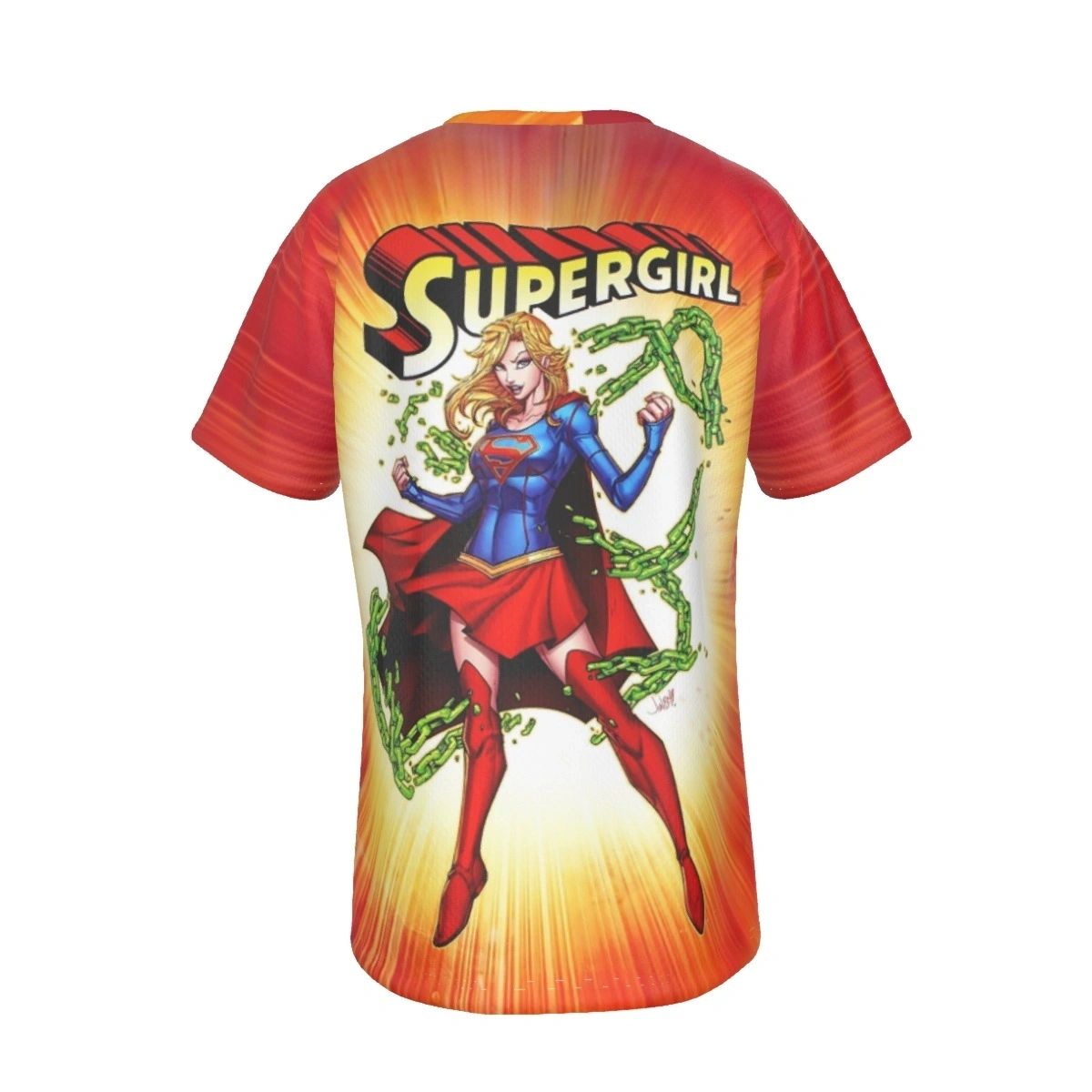 SUPERGIRL UNCHAINED ALL OVER PRINT SHIRT AND TANK