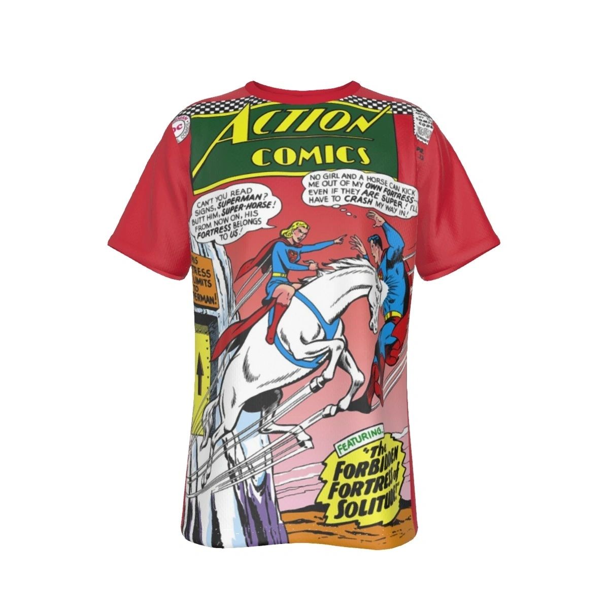 ACTION 236 ALL OVER PRINT SHIRT AND TANK - SUPERGIRL