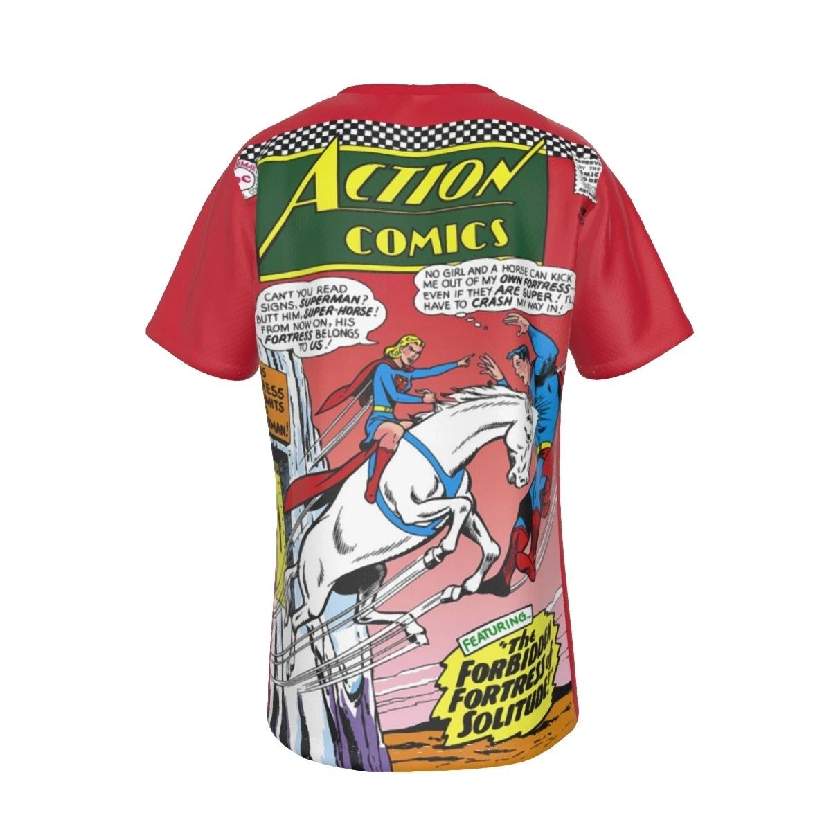 ACTION 236 ALL OVER PRINT SHIRT AND TANK - SUPERGIRL
