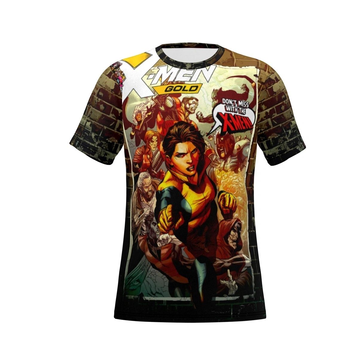 XMEN GOLD 2 ALL OVER PRINT SHIRT AND TANK - KITTY PRYDE