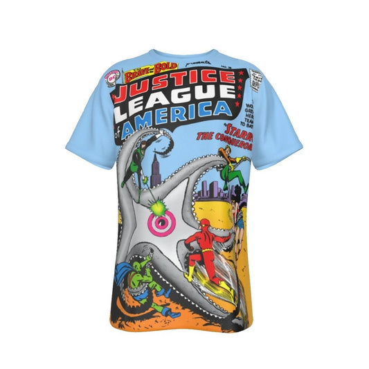 BRAVE AND THE BOLD 28 ALL OVER PRINT SHIRT AND TANK - FIRST MARTIAN MANHUNTER COVER & JLA