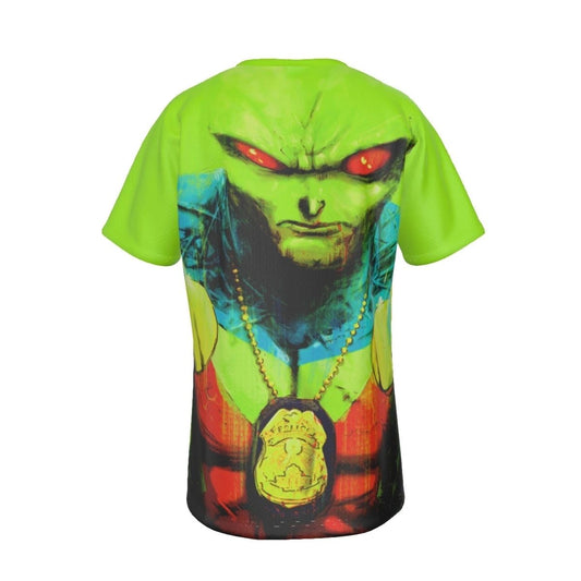 MARTIAN MANHUNTER IDENTITY ALL OVER PRINT SHIRT AND TANK