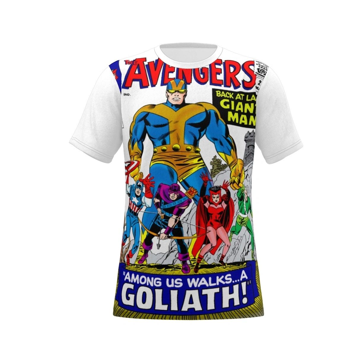 AVENGERS 28 ALL OVER PRINT SHIRT AND TANK - 1ST HANK PYM - GOLIATH