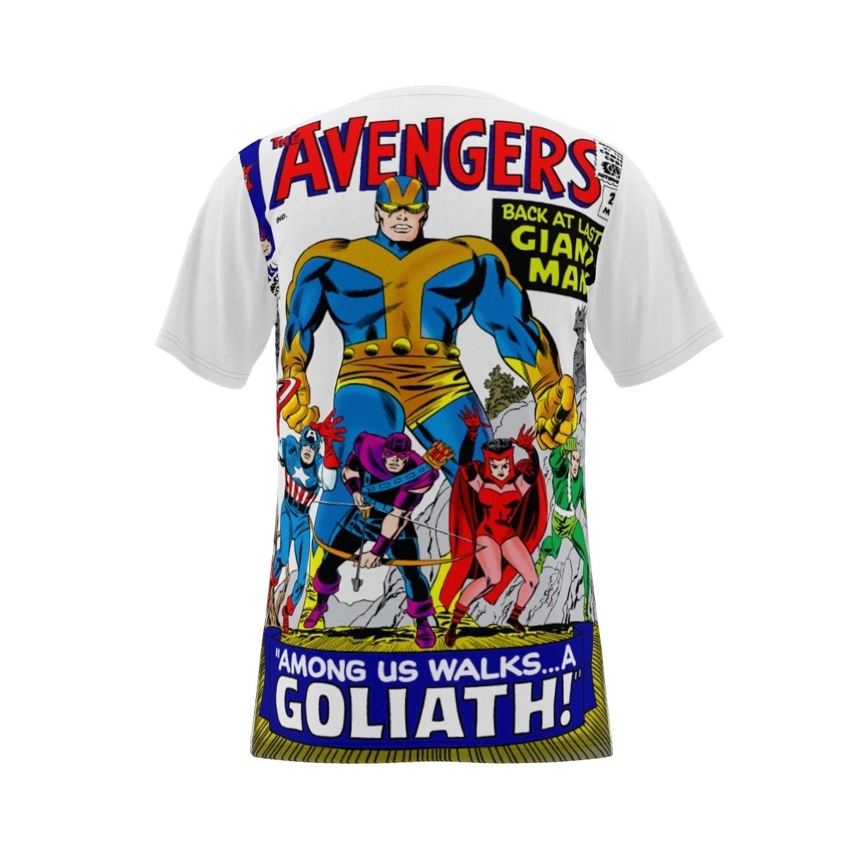 AVENGERS 28 ALL OVER PRINT SHIRT AND TANK - 1ST HANK PYM - GOLIATH