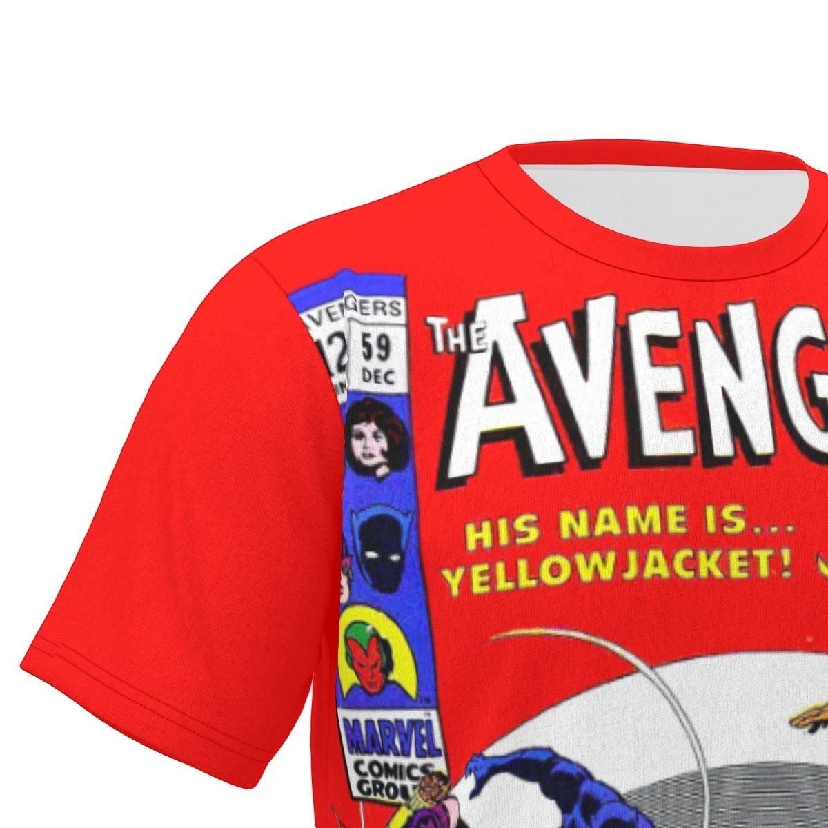 AVENGERS 59 ALL OVER PRINT SHIRT AND TANK - 1ST HANK PYM - YELLOW JACKET