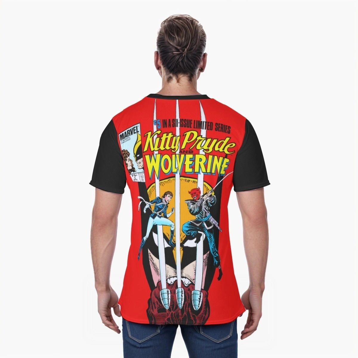 KITTY PRYDE WOLVERINE 5 ALL OVER PRINT SHIRT AND TANK