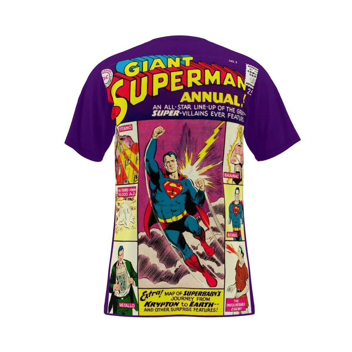 SUPERMAN ANNUAL 2 ALL OVER PRINT SHIRT AND TANK