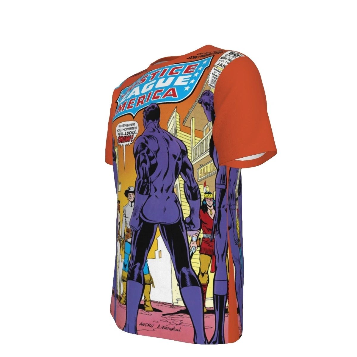 JLA 198 ALL OVER PRINT SHIRT AND TANK -JONAH HEX CINNAMON