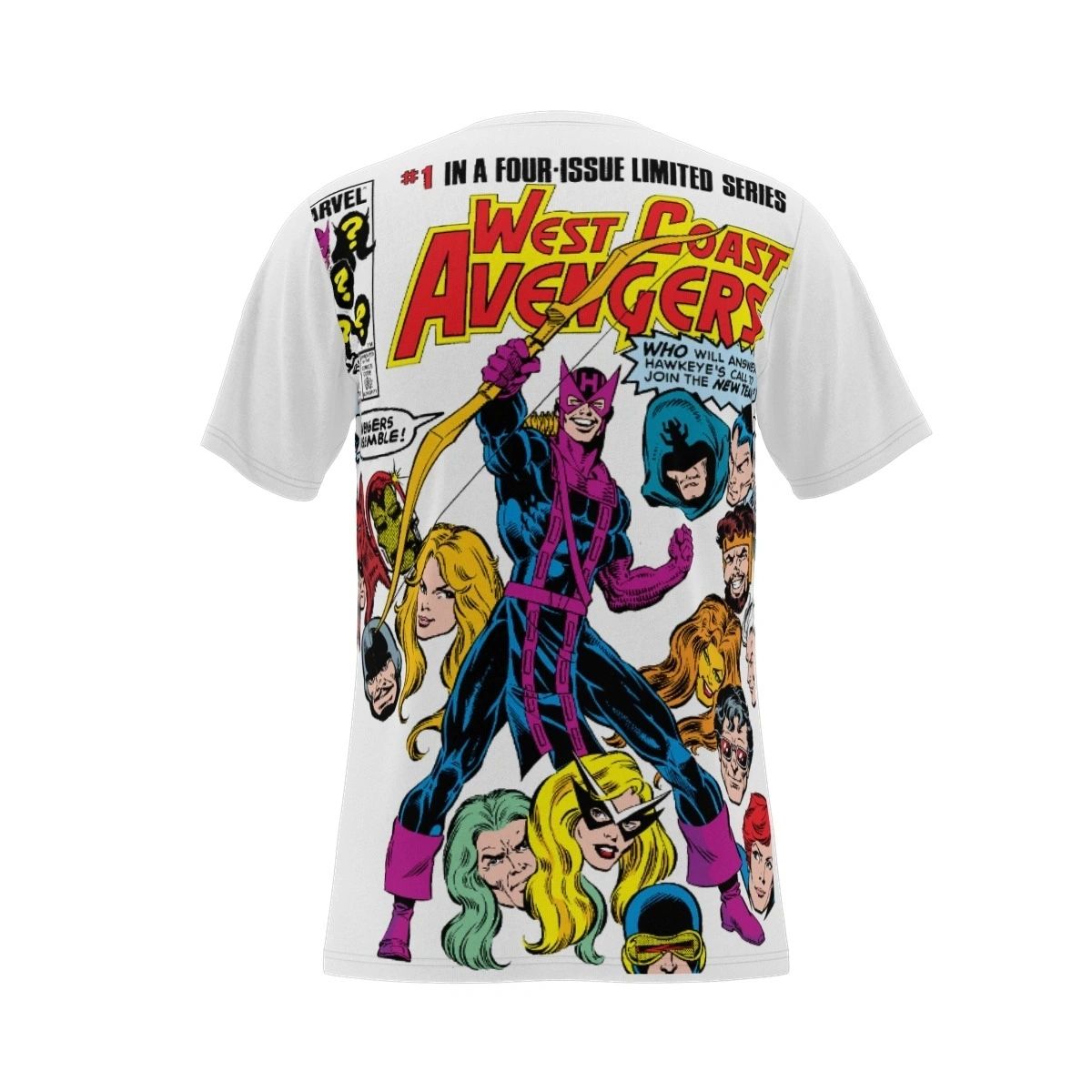 WEST COAST AVENGERS 1 ALL OVER PRINT TSHIRT OR TANK