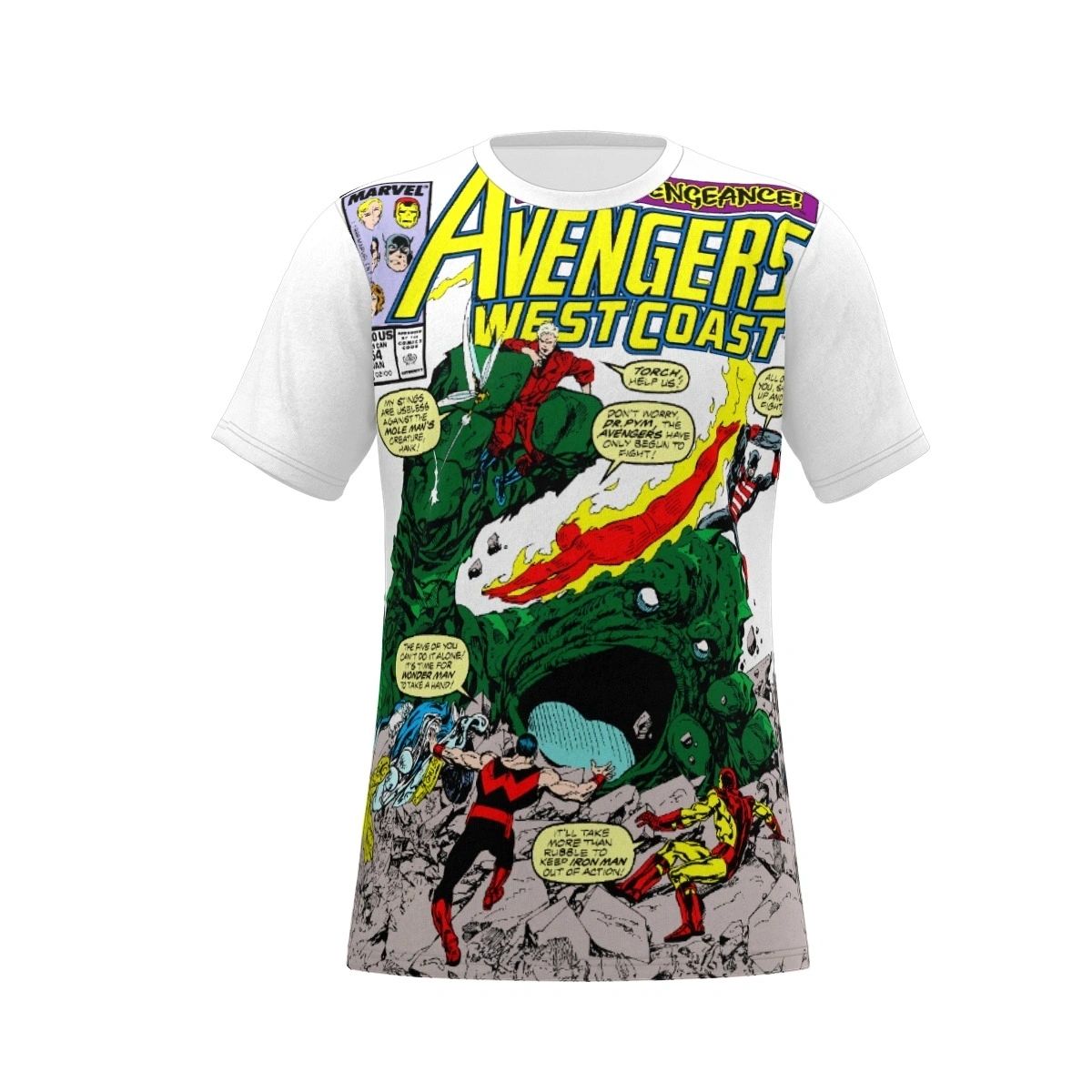 WEST COAST AVENGERS 34 ALL OVER PRINT TSHIRT OR TANK- FF HOMAGE