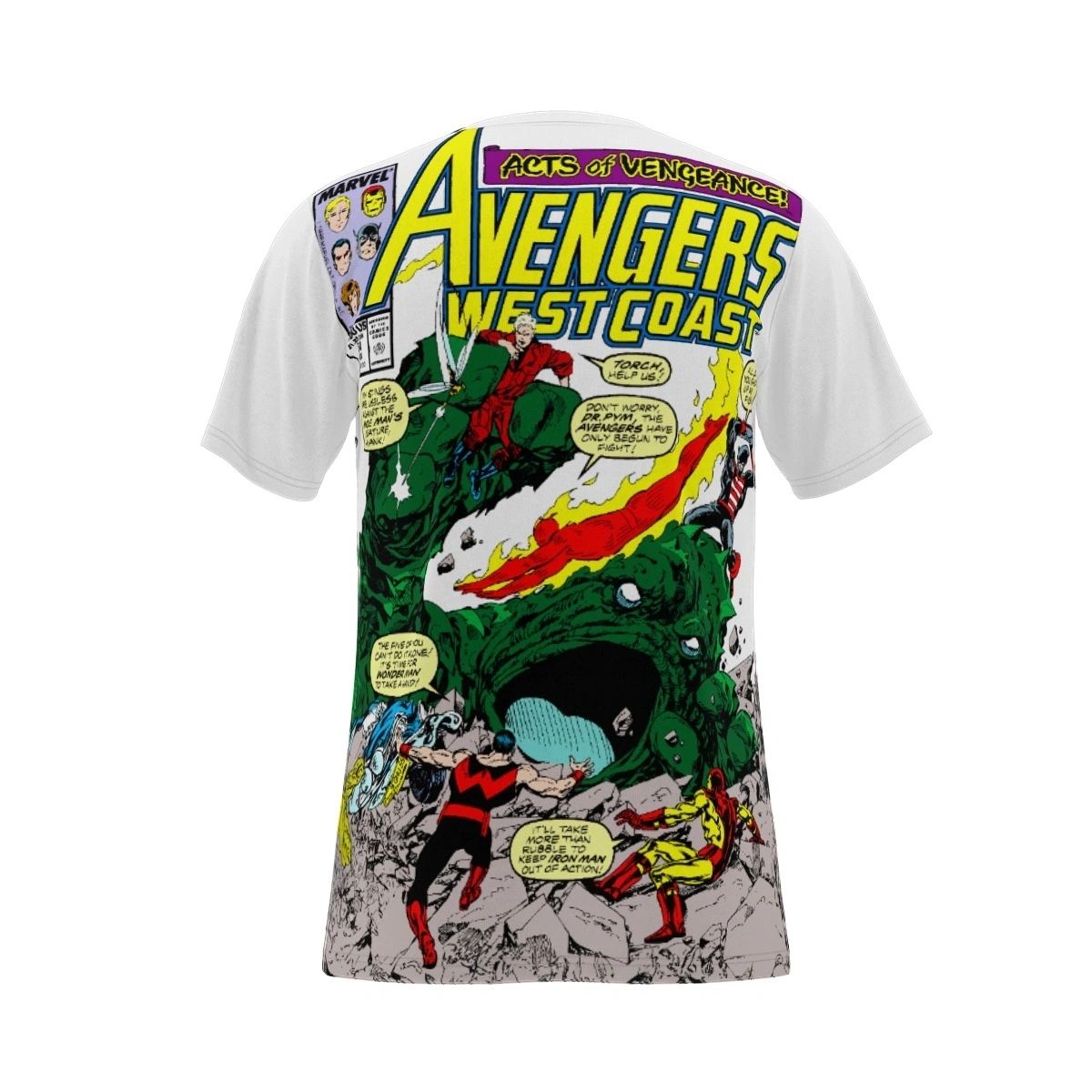 WEST COAST AVENGERS 34 ALL OVER PRINT TSHIRT OR TANK- FF HOMAGE
