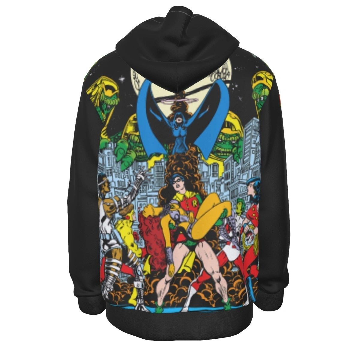 NEW TEEN TITANS 1 SPLASH PAGE HOODED SWEATSHIRT - SPECIAL BUY