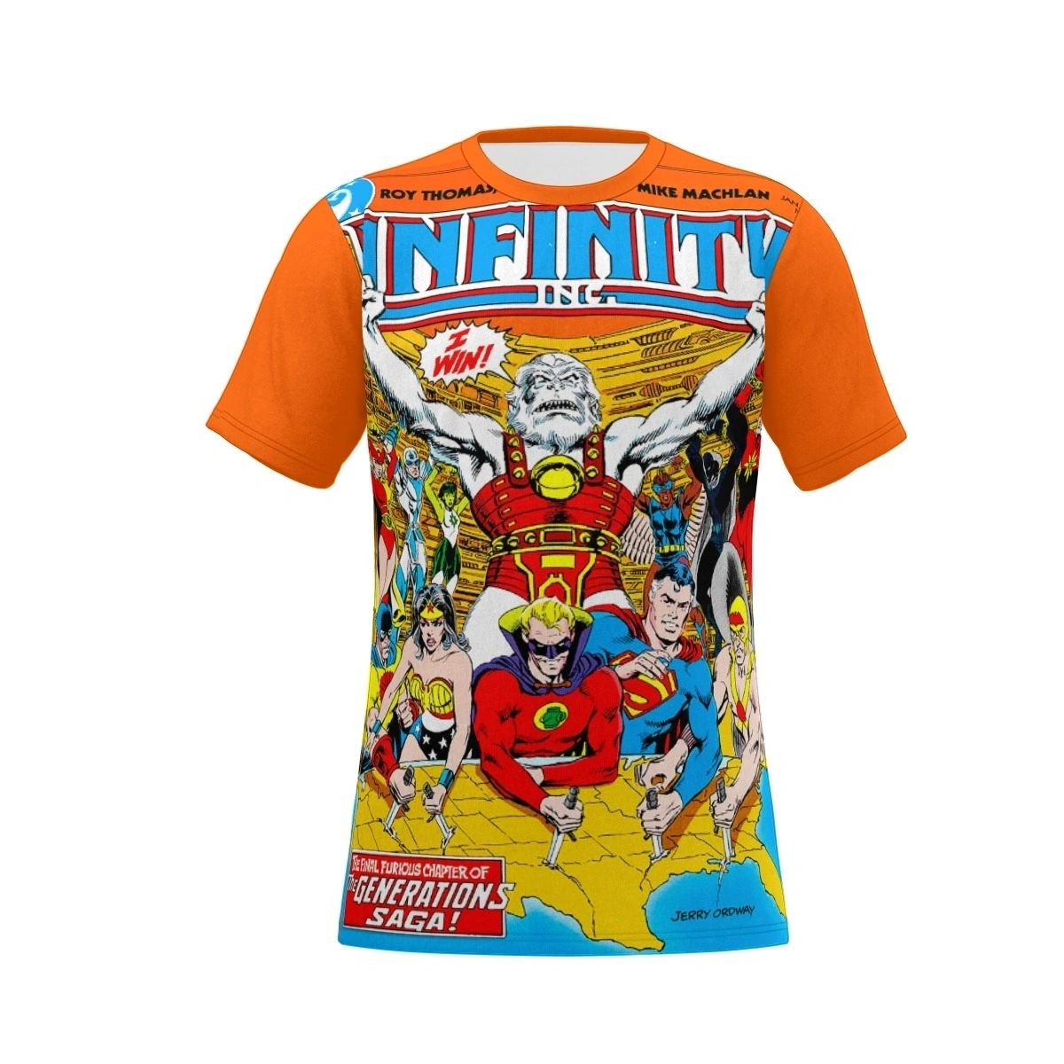 INFINITY INC 10 ALL OVER PRINT SHIRT AND TANK -