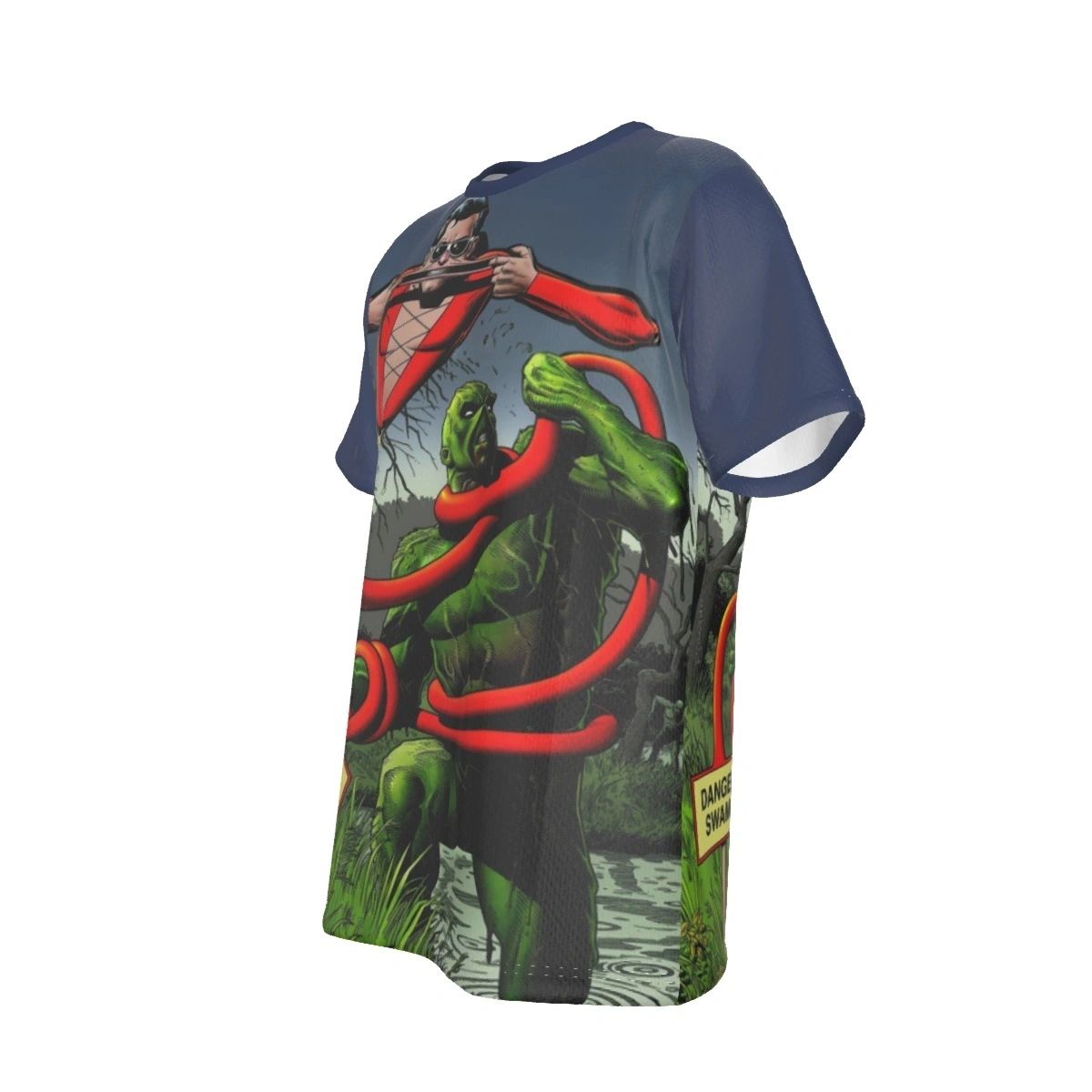 SWAMP THING & PLASTIC MAN BY BOLAND ALL OVER PRINT SHIRT & TANK