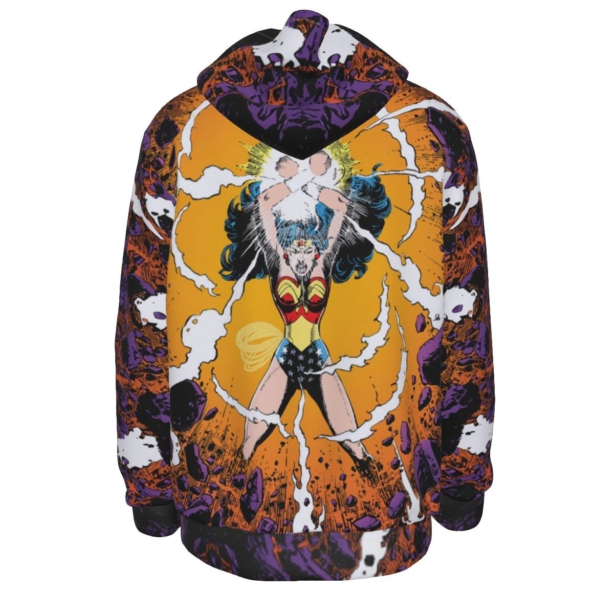 WONDER WOMAN BRACELETS HOODIE SWEATSHIRT - SPECIAL BUY