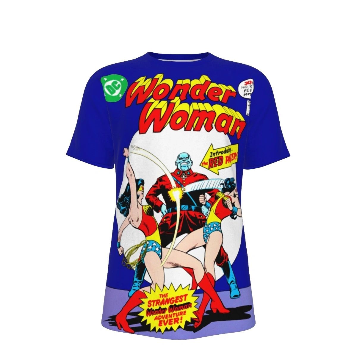 WONDER WOMAN 228 ALL OVER PRINT SHIRT, BUTTON UP & TANK