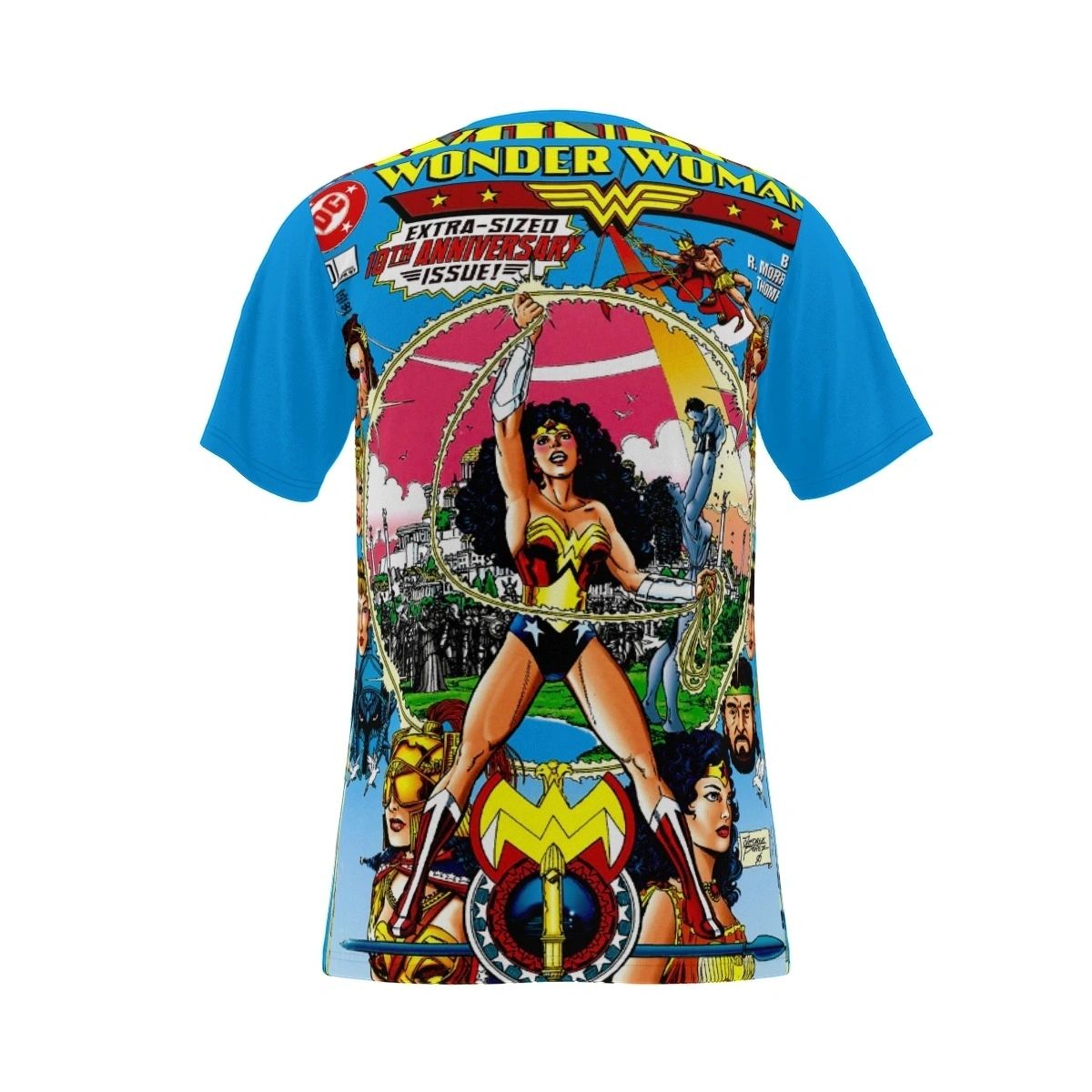 WONDER WOMAN 120 ALL OVER PRINT SHIRT, BUTTON UP & TANK
