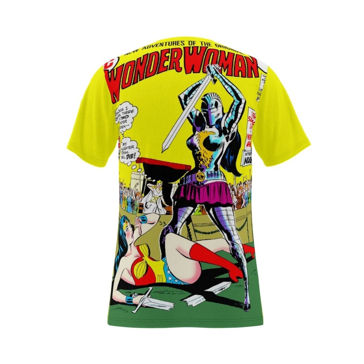 WONDER WOMAN 204 ALL OVER PRINT SHIRT, BUTTON UP & TANK