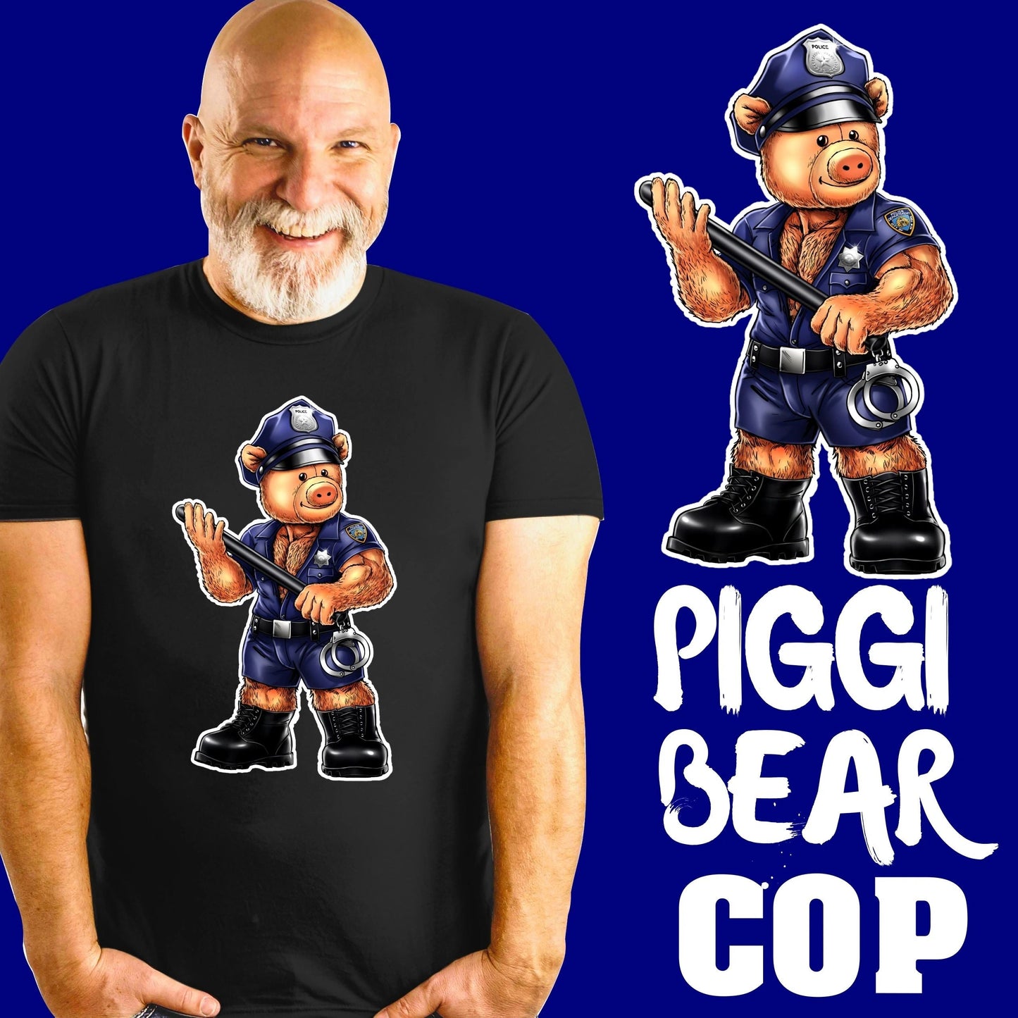 Piggi Bear Cop
