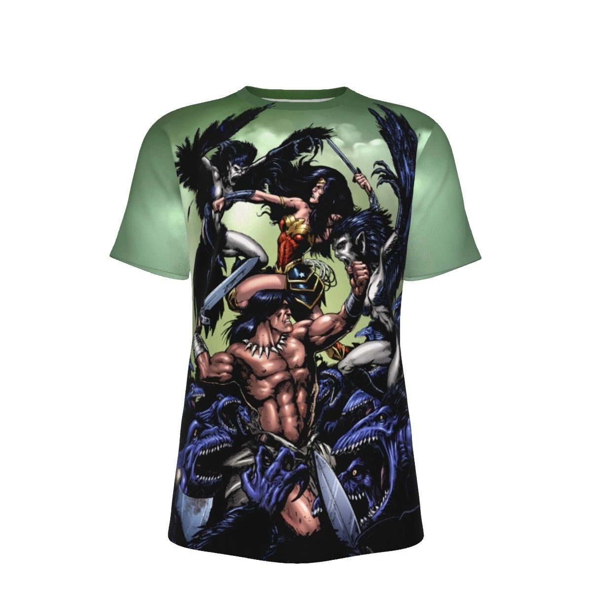 WONDER WOMAN CONAN 6 ALL OVER PRINT SHIRT & TANK