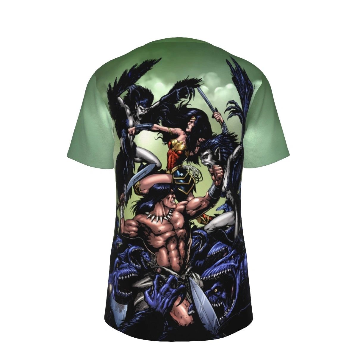 WONDER WOMAN CONAN 6 ALL OVER PRINT SHIRT & TANK