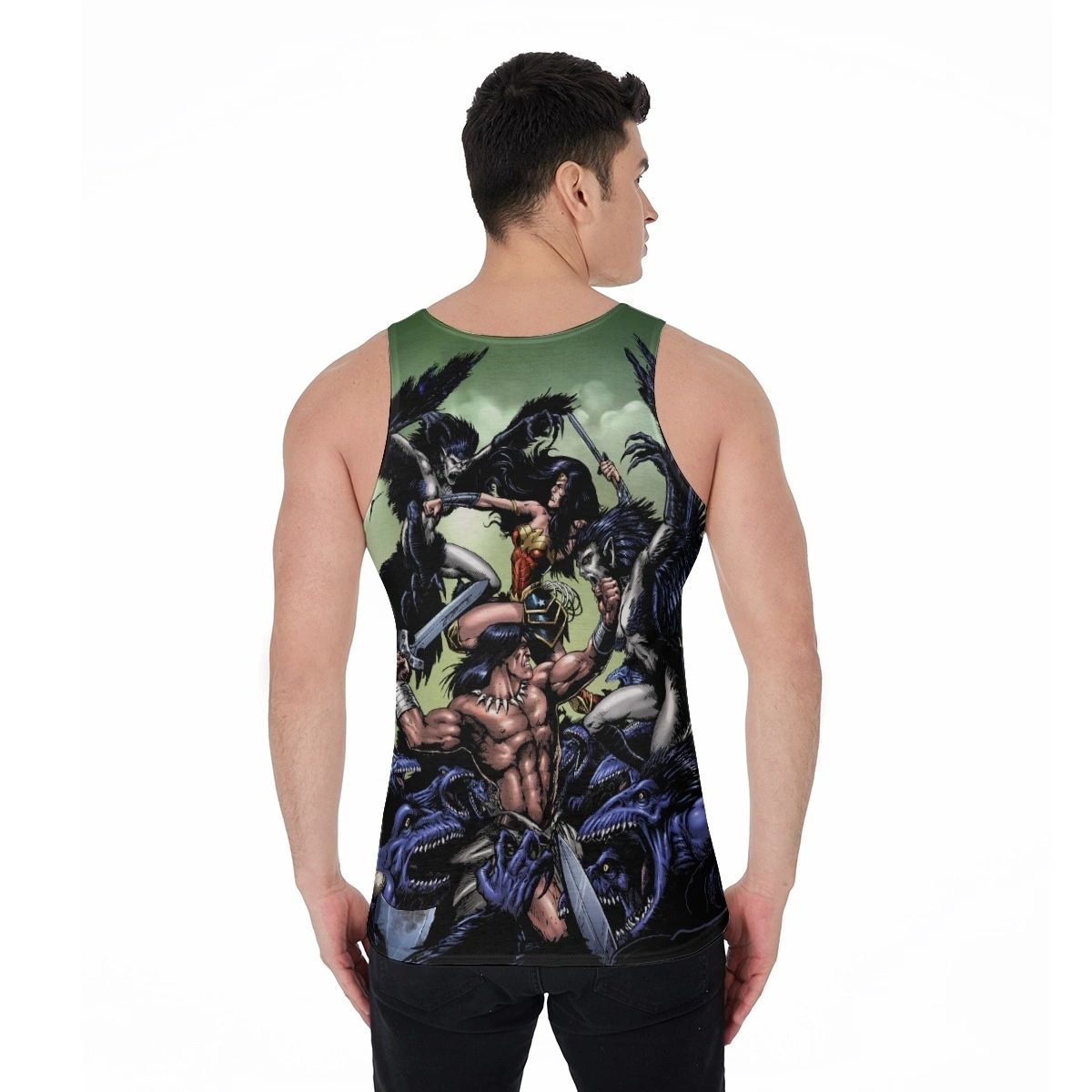 WONDER WOMAN CONAN 6 ALL OVER PRINT SHIRT & TANK
