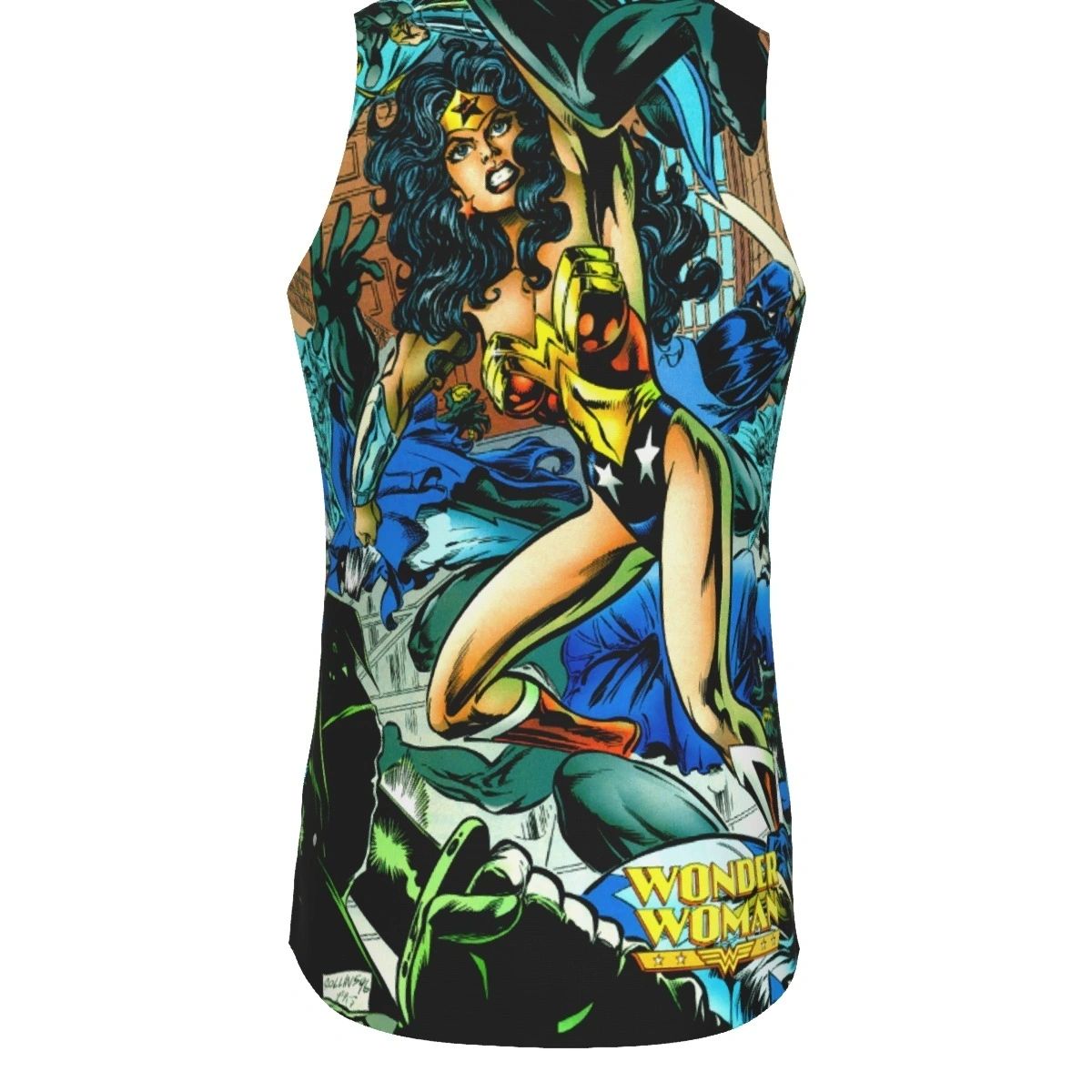 WONDER WOMAN PLUS ALL OVER PRINT SHIRT & TANK