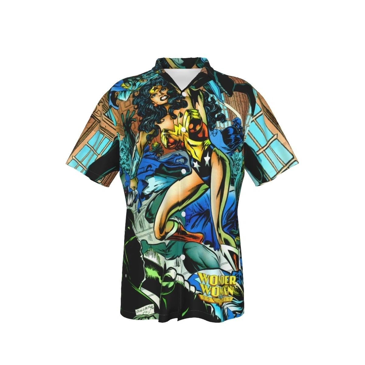 WONDER WOMAN PLUS ALL OVER PRINT SHIRT & TANK