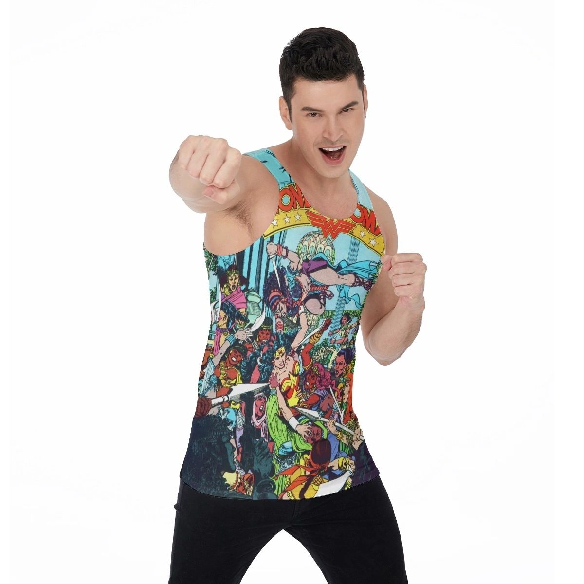 WONDER WOMAN30 V2 PINUP ALL OVER PRINT SHIRT & TANK