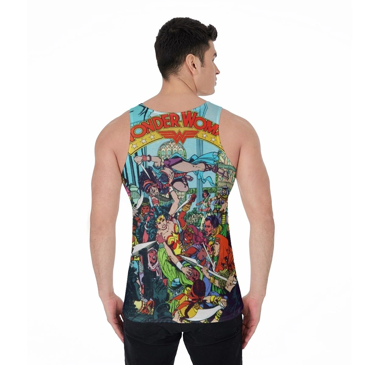 WONDER WOMAN30 V2 PINUP ALL OVER PRINT SHIRT & TANK