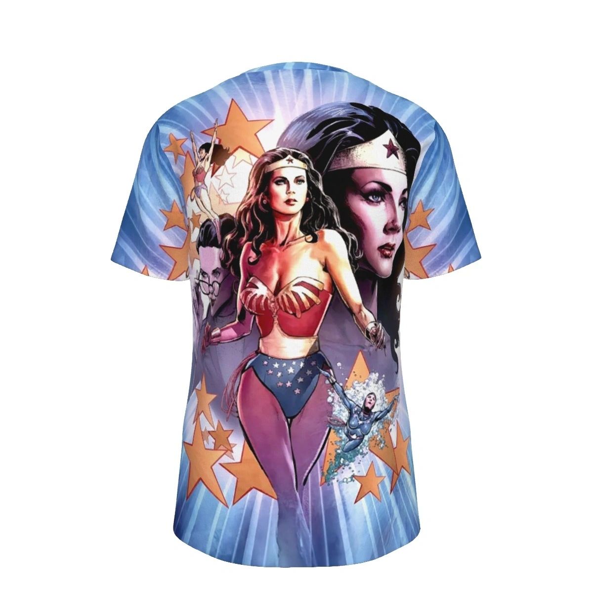 WONDER WOMAN 77 LINDA CARTER ALL OVER PRINT SHIRT & TANK