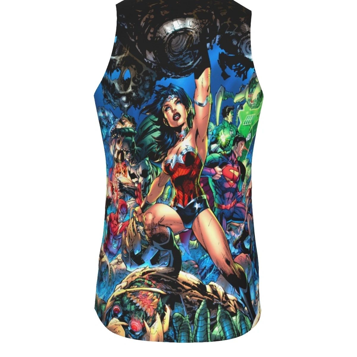 WONDER WOMAN NEW 52 BATTLE ALL OVER PRINT SHIRT & TANK