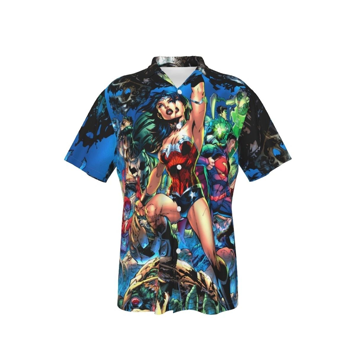 WONDER WOMAN NEW 52 BATTLE ALL OVER PRINT SHIRT & TANK