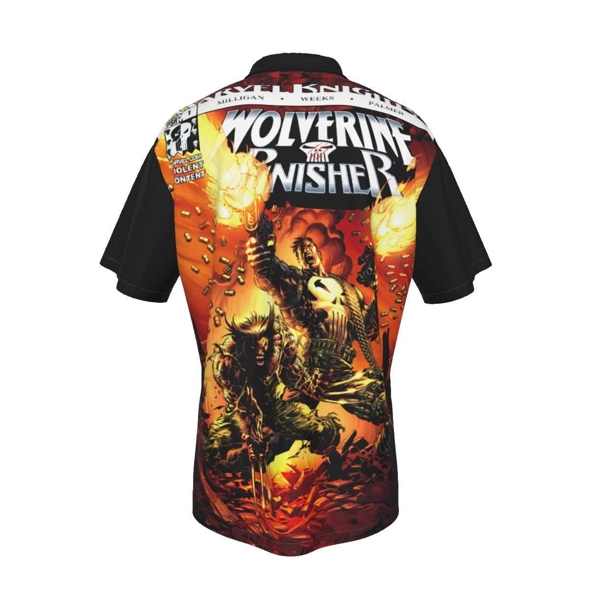 WOLVERINE PUNISHER 1 ALL OVER PRINT SHIRT & TANK - PUNISHER