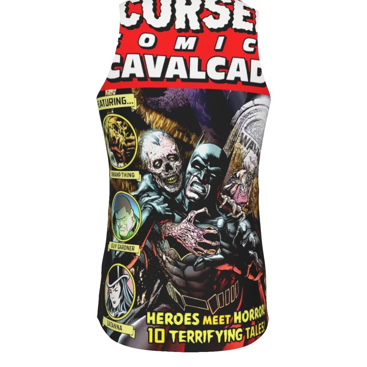 CURSED COMICS CAVALCADE 1 ALL OVER PRINT SHIRT & TANK - HALLOWEEN