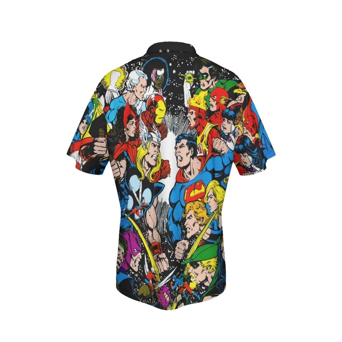 MARVEL VS DC OVER PRINT SHIRT & TANK - PEREZ ART
