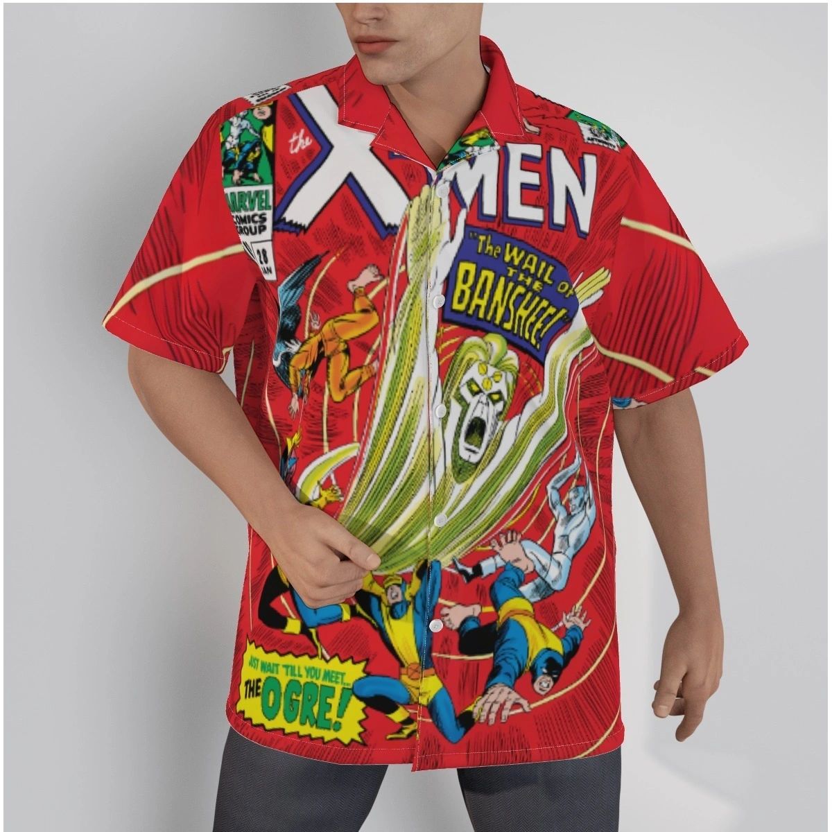 XMEN 28 OVER PRINT SHIRT & TANK - BANSHEE