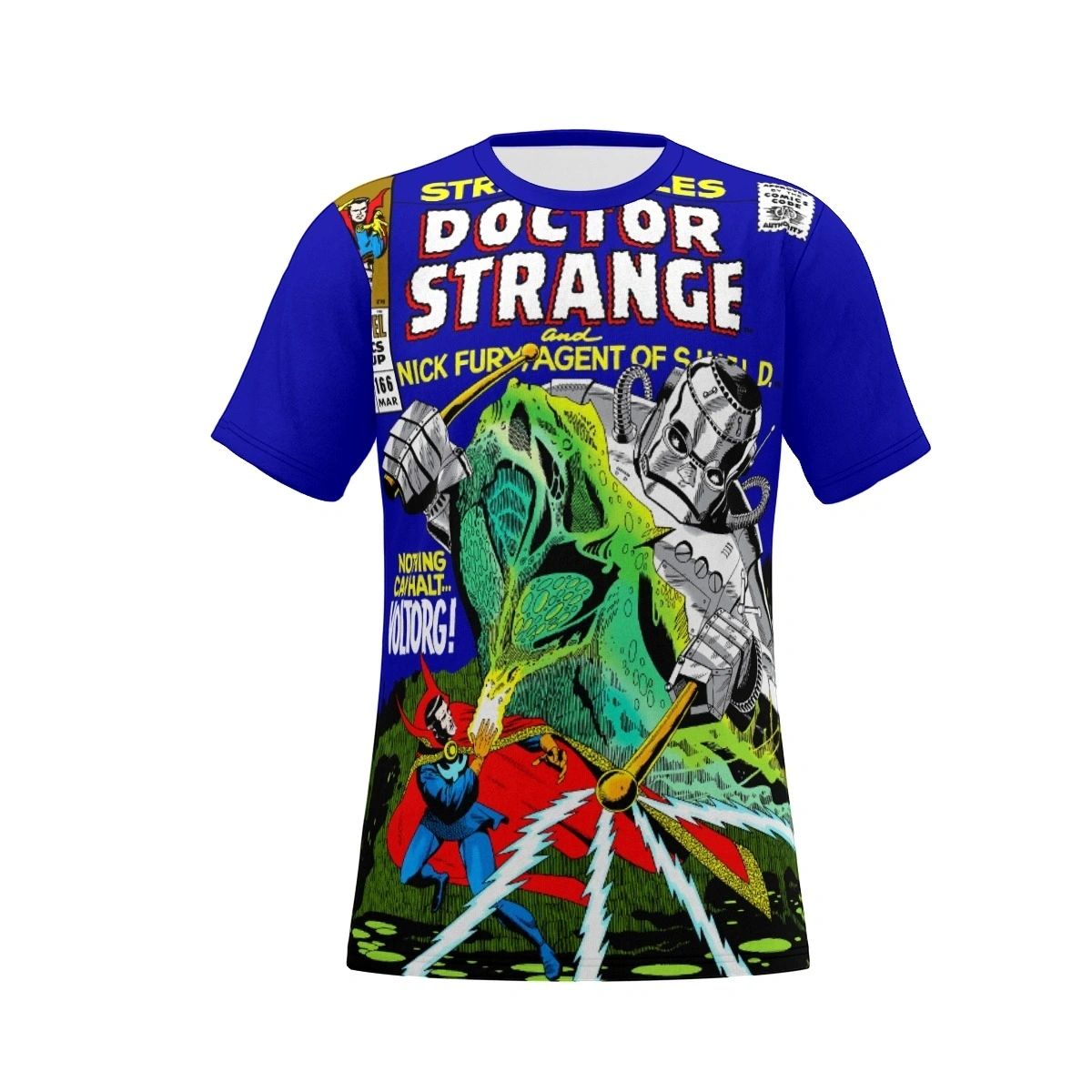 STRANGE TALES 166 OVER PRINT SHIRT & TANK - STERANKO ART