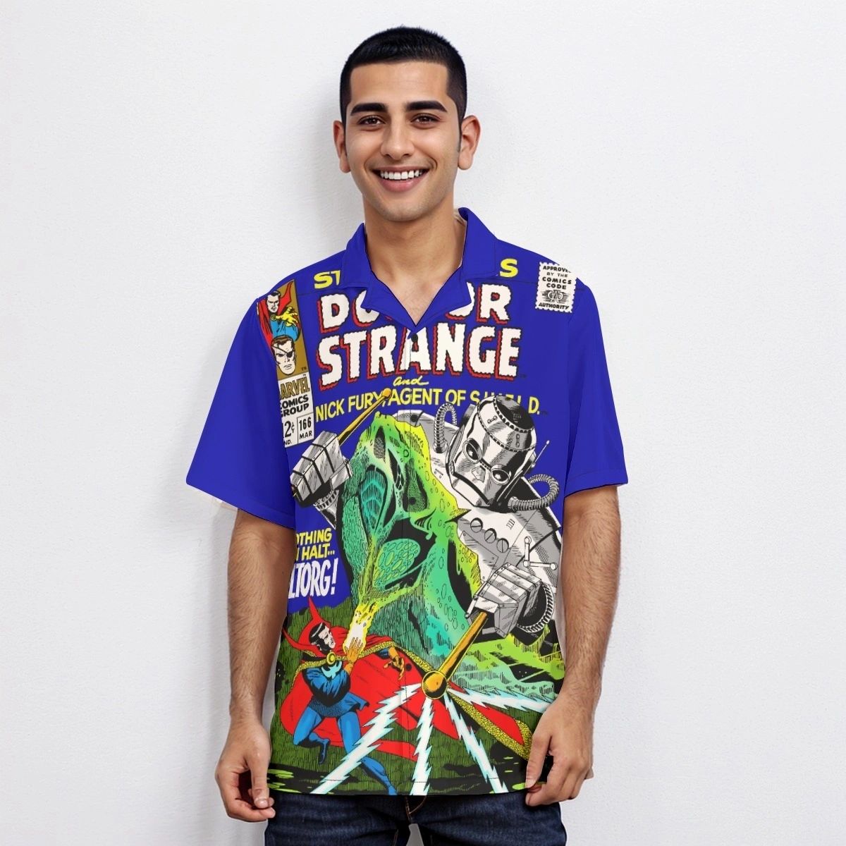 STRANGE TALES 166 OVER PRINT SHIRT & TANK - STERANKO ART