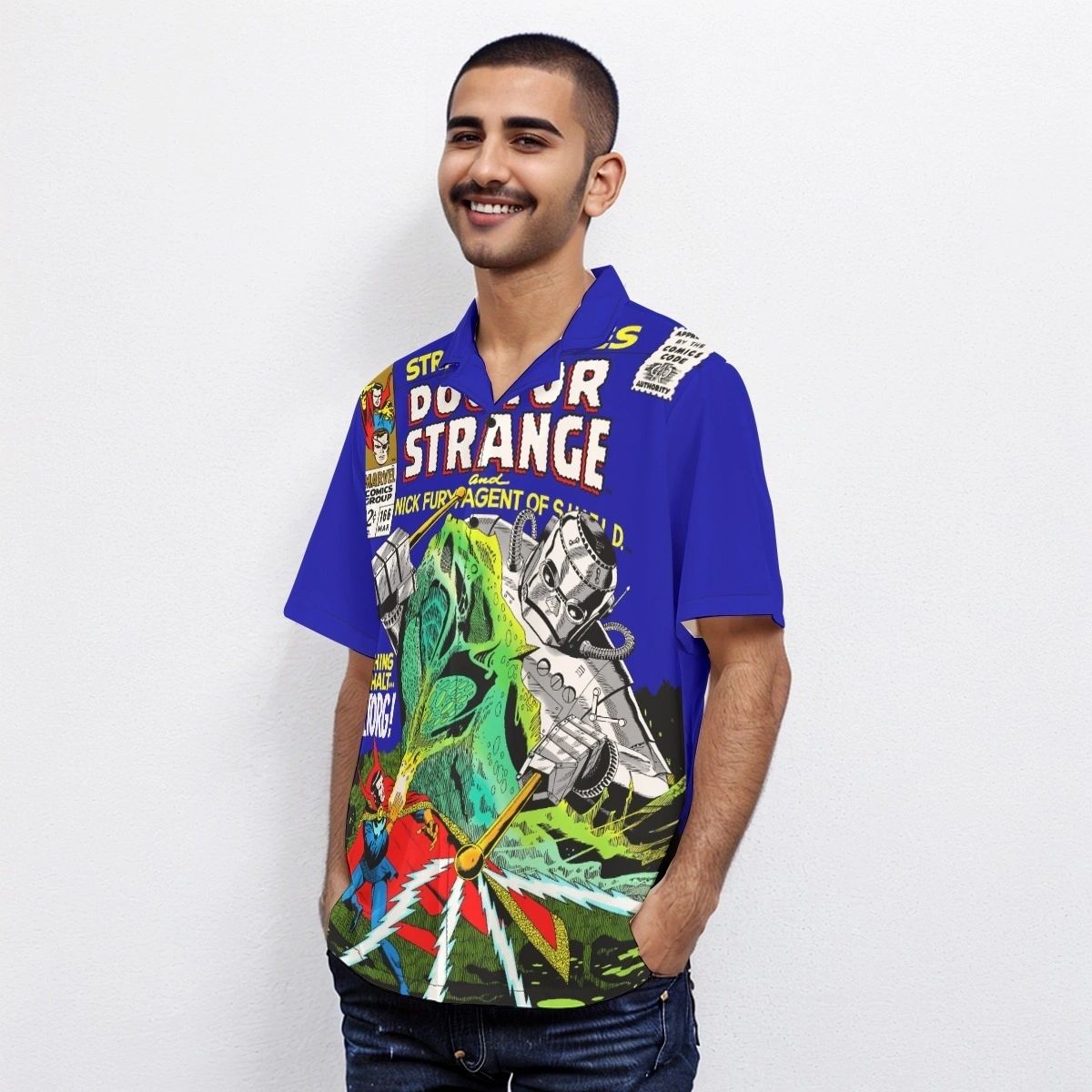 STRANGE TALES 166 OVER PRINT SHIRT & TANK - STERANKO ART