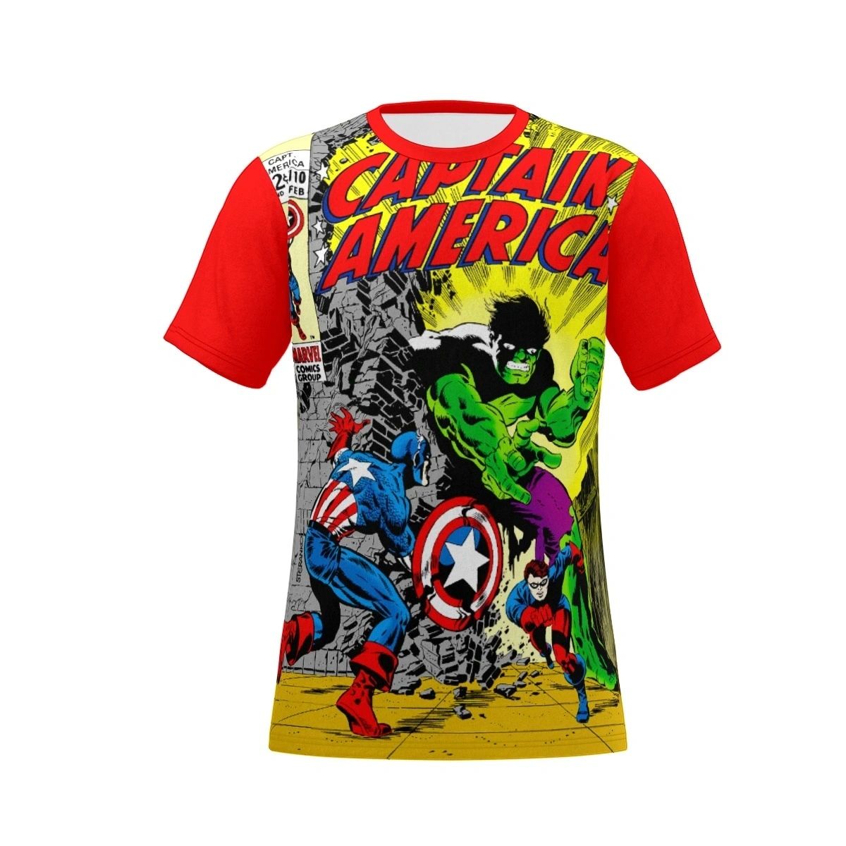 CAPTAIN AMERICA 110 OVER PRINT SHIRT & TANK - STERANKO ART