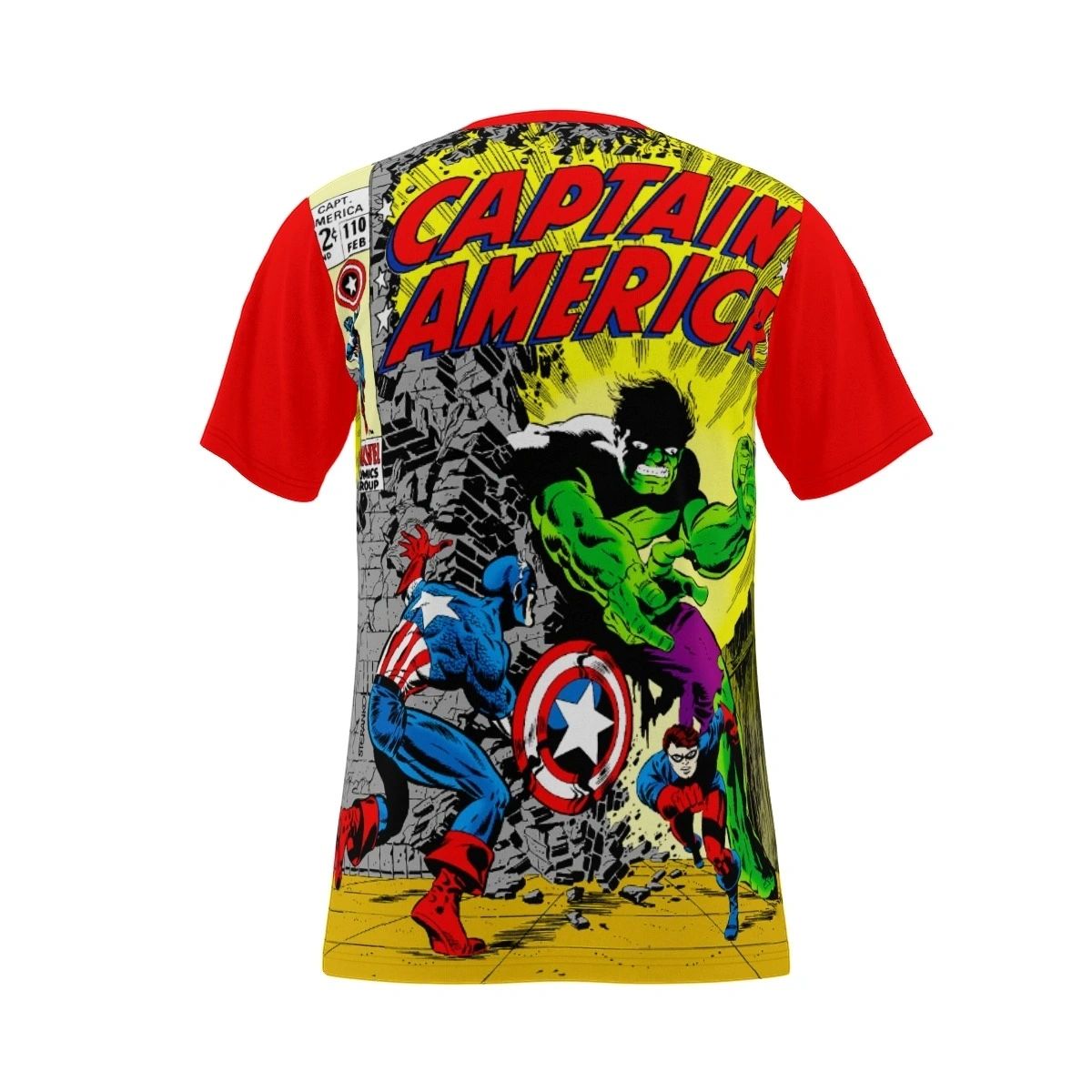 CAPTAIN AMERICA 110 OVER PRINT SHIRT & TANK - STERANKO ART