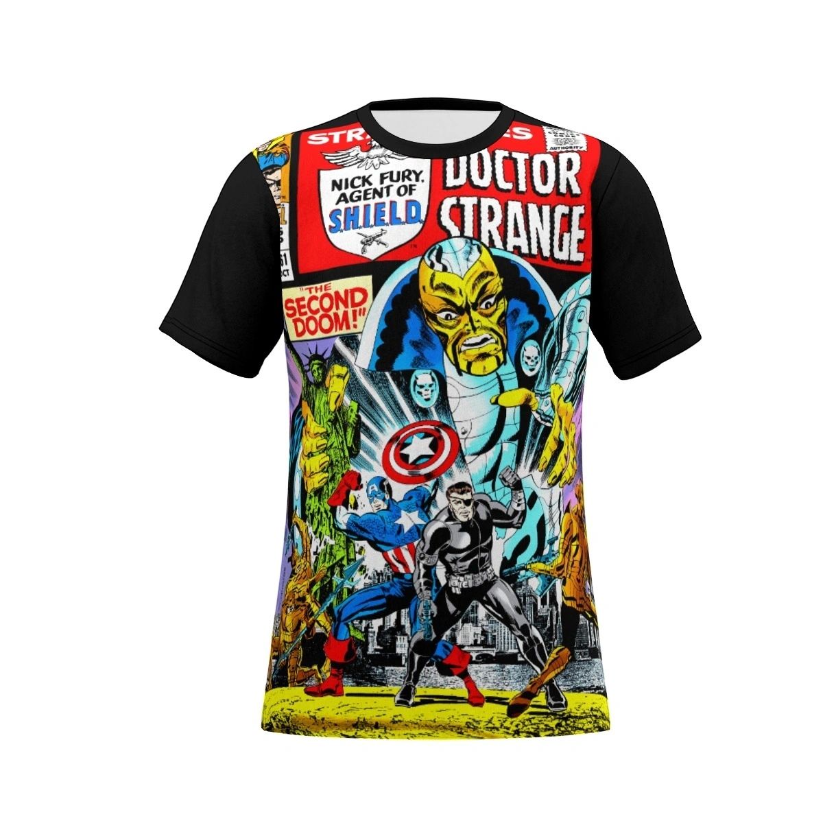 STRANGE TALES 161 OVER PRINT SHIRT & TANK - STERANKO ART