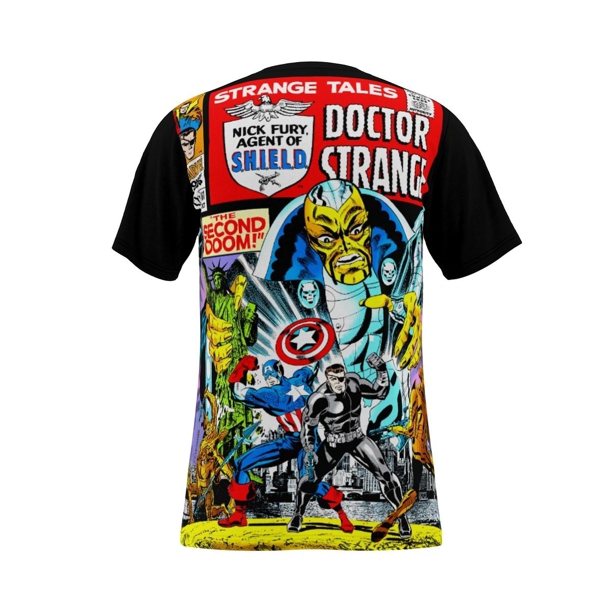 STRANGE TALES 161 OVER PRINT SHIRT & TANK - STERANKO ART