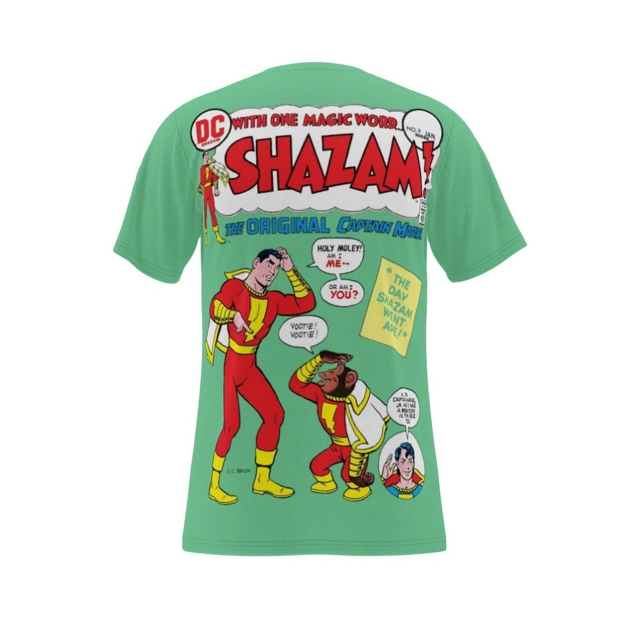 SHAZAM 9 PINUP OVER PRINT SHIRT & TANK