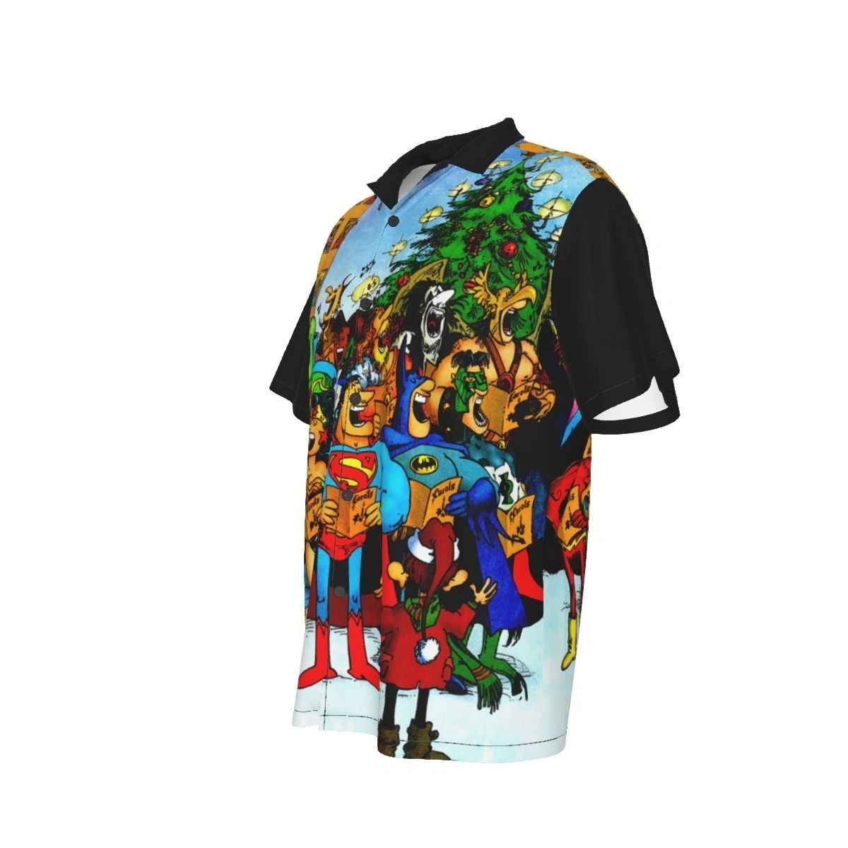 DC HEROES CHRSTMAS CAROLS OVER PRINT SHIRT & TANK - SERGIO ARAGONEZ